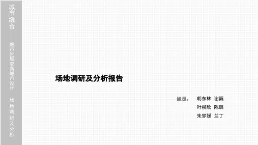 城市设计场地调研——磁器口