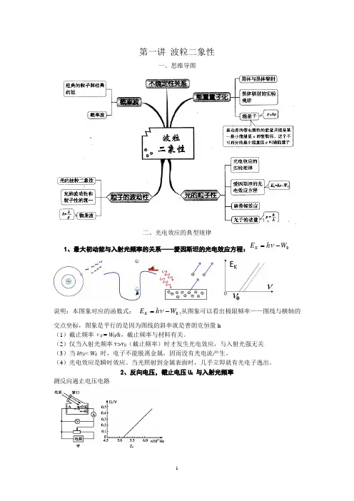 2016高考第一轮复习01：波粒二象性