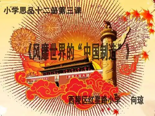 向琼 《风靡世界的中国制造》