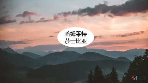 课件21：第3课 哈姆莱特