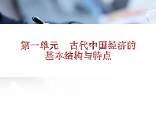 高中历史必修二第一单元复习(人教版).ppt