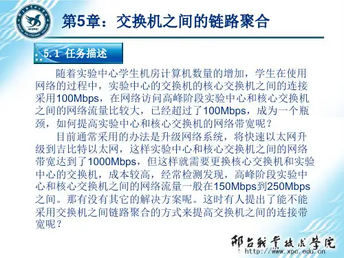 网络互联技术与实践第5章：交换机之间的链路聚合