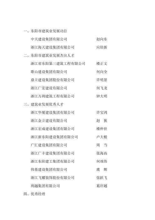中天建设集团有限公司赵向东