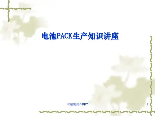 电池PACK工艺ppt课件