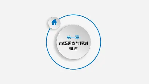 《市场调查与预测 》课件——第一章  市场调查与预测概述