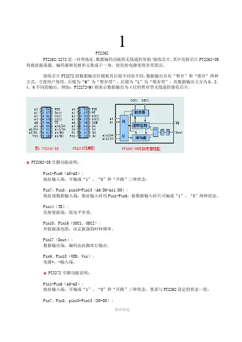 pt2262-2272-sc2260-无线电路图等-无线资料合集参考word