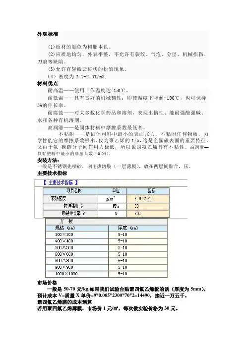 聚四氟乙烯板