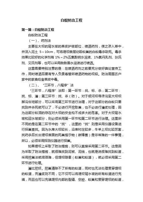 白蚁防治工程