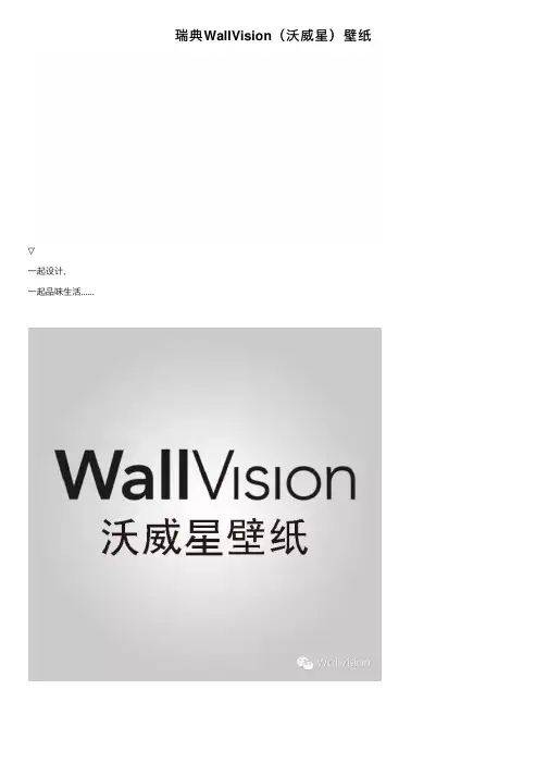 瑞典WallVision（沃威星）壁纸