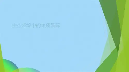 生态系统中的物质循环(共18张PPT)