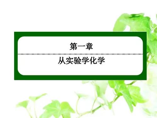 红对勾45分钟·人教版化学必修1高中化学1-1-3