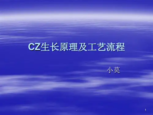 硅单晶的原理和成长工序(课堂PPT)