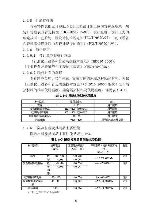 保温防腐伴热规定