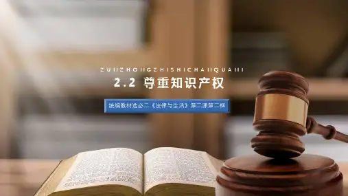 尊重知识产权 高二政治课件(统编版选择性必修2)