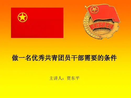 做一名优秀共青团员干部需要的条件