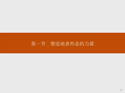 【新教材】第一节塑造地表形态的力量—人教版选修自然地理PPT精品课件