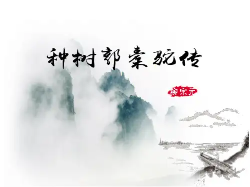 《种树郭橐驼传》教学课件-(共33张PPT)