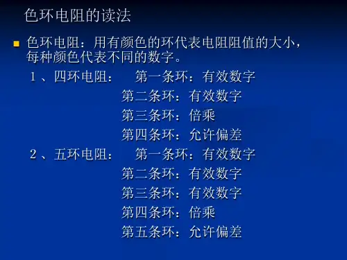 色环电阻PPT课件