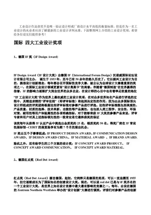 工业设计奖项