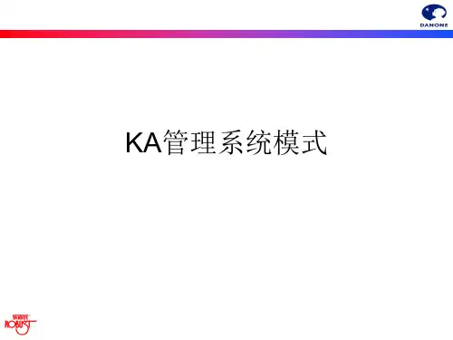 KA管理系统模式