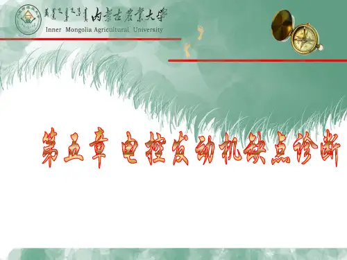 电控发动机常见故障诊断ppt课件