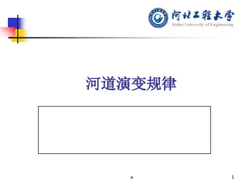 河道演变规律