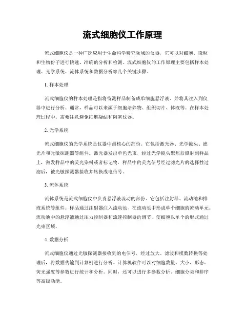 流式细胞仪工作原理