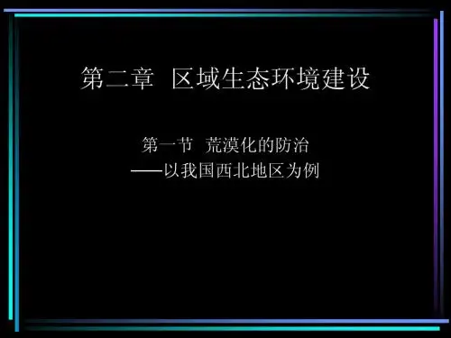 地理必修三《2.1荒漠化的防治》课件一