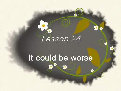 新概念英语第二册24课件