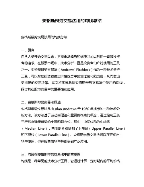 安格斯辩势交易法用的均线总结