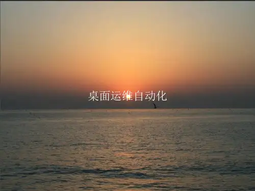 桌面运维自动化PPT课件