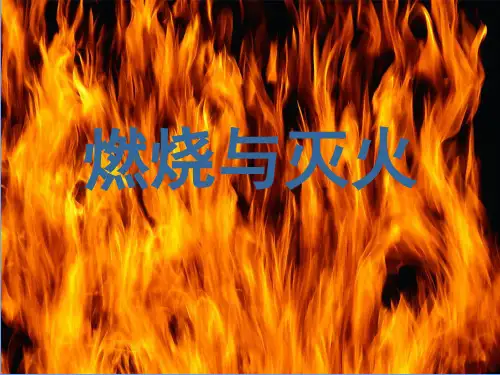 人教版初中化学九年级上册 7.1 燃烧与灭火( 31 张PPT)(共31张PPT)