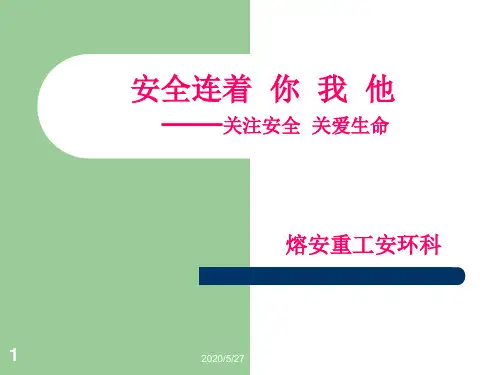 《安全连着你我他》PPT课件