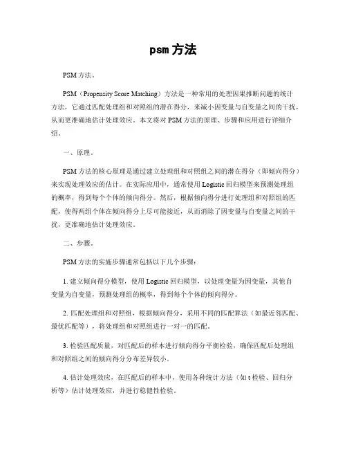psm方法