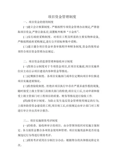 项目资金管理制度.docx