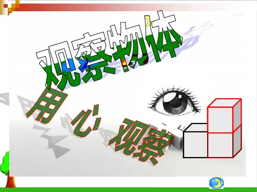 《观察物体(三)》教学课件PPT3人教版