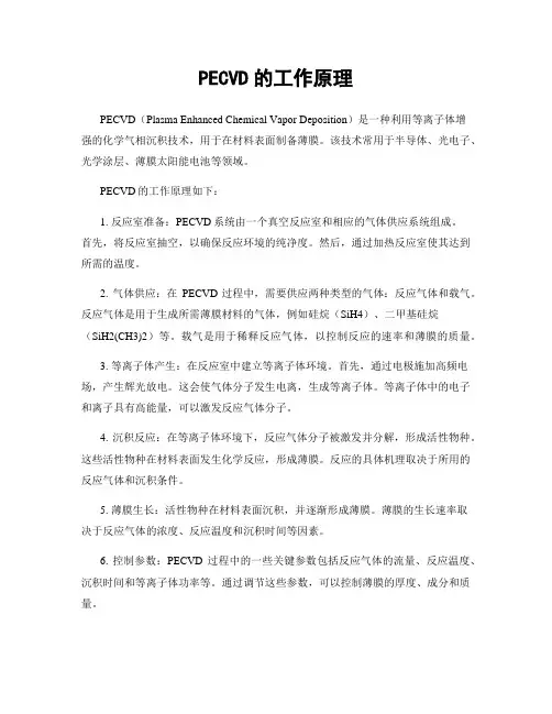 PECVD的工作原理