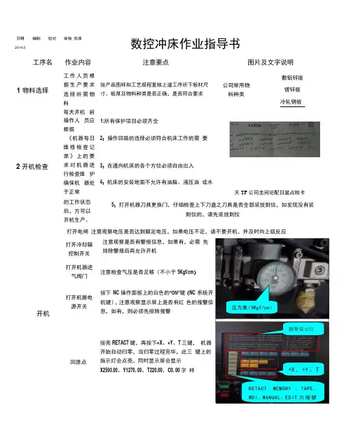 数控冲床作业指导书(新).docx