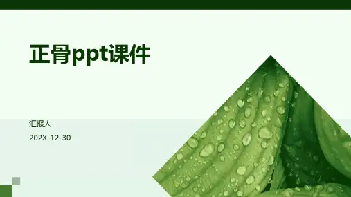 正骨ppt课件