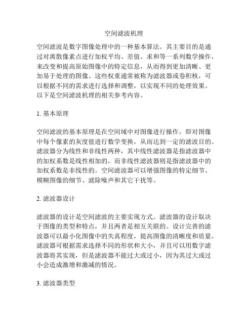 空间滤波机理