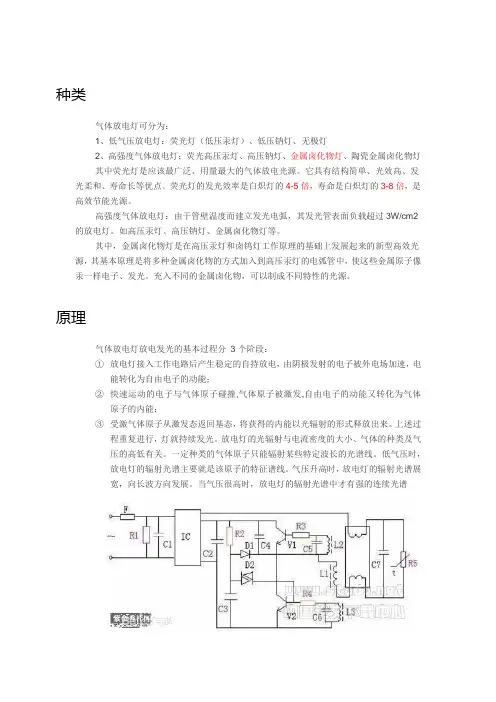 气体放电灯泡