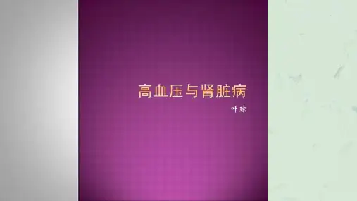 高血压与肾脏病课件
