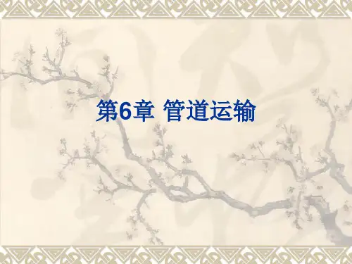 第6章 管道运输