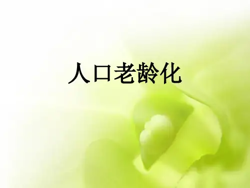 人口老龄化PPT课件
