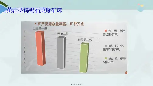 水文与工程地质专业《课件：认识云英岩型钨锡石英脉型矿床》