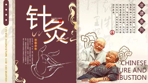 非遗文化中国针灸PPT