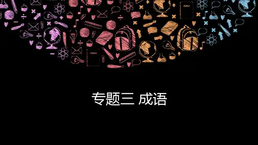 2025届高考语文复习：专题-成语课件