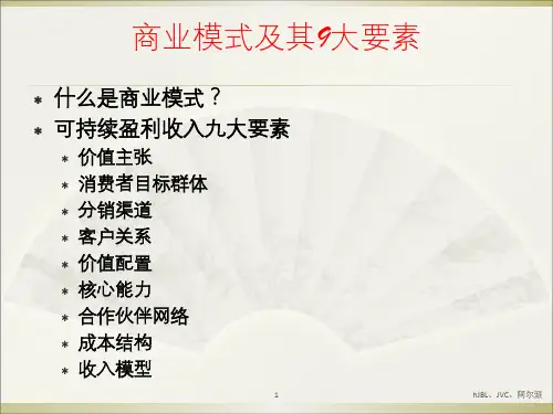 商业模式9大要素