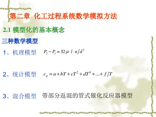 化工过程模拟与分析第二章化工过程系统数学模拟方法【精选】