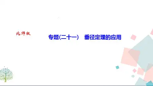 【优质】初三九年数学：《专题二十一)垂径定理的应用》ppt课件